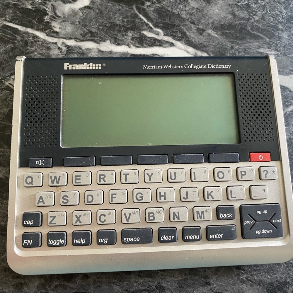 Franklin SCD-1890 Speaking Merriam-Webster's Collegiate Dictionary 2003-2006